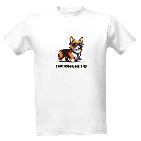 Tričko s potiskem Incorgnito