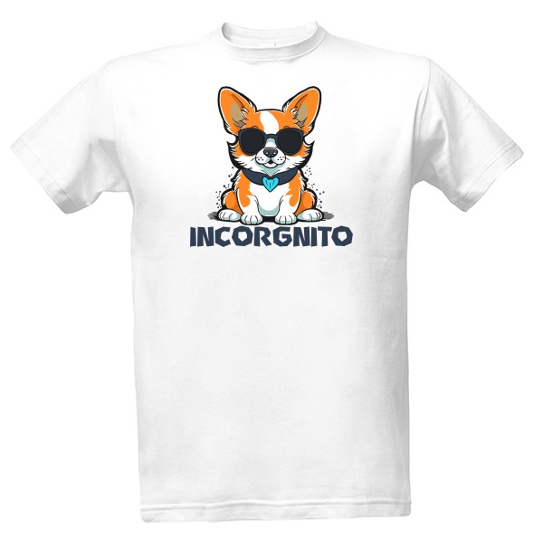Tričko s potiskem Incorgnito na triku